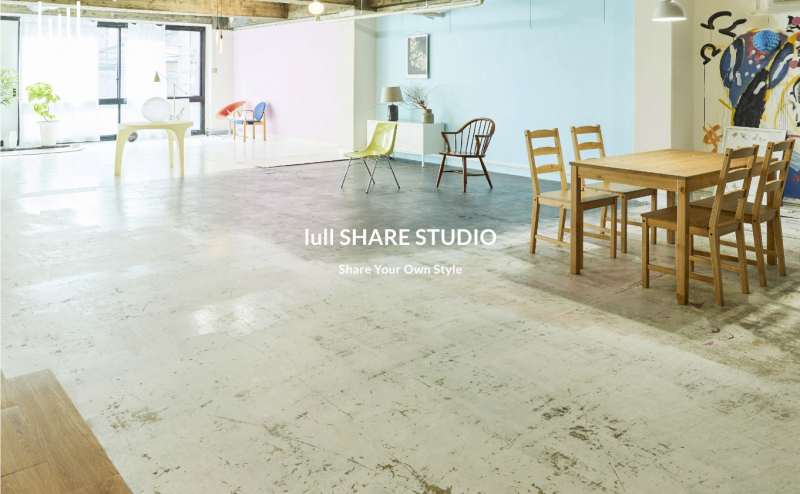 -lull- sharestudio　大阪の中心　本町近くのスタジオです。