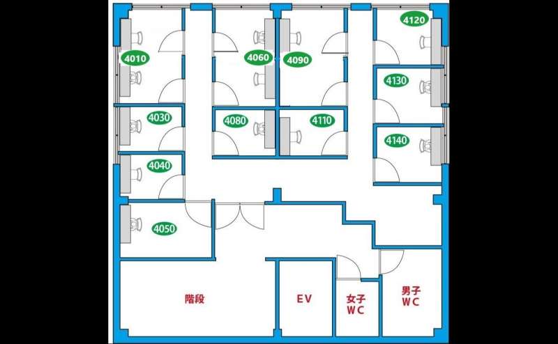 4階平面図