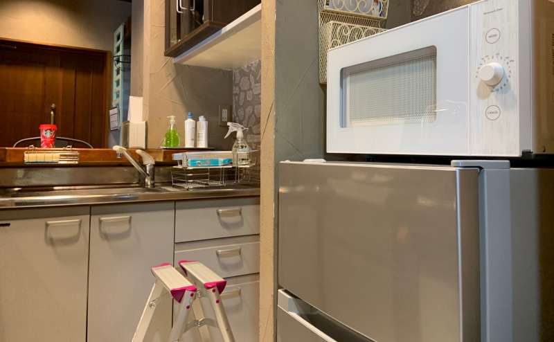 冷蔵＆冷凍庫、電子レンジありのキッチン