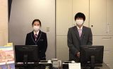 スタッフの健康チェック、マスク着用を励行しています